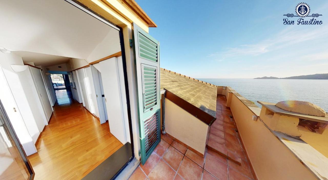 Welcome Riviera - Attico San Faustino 165 Mq Piu 110 Mq Di Terrazza- In Villa 700 ,Vista Mare Strepitosa-100 M Dalla Spiaggia-Parking Esclusivo ราปาลโล ภายนอก รูปภาพ