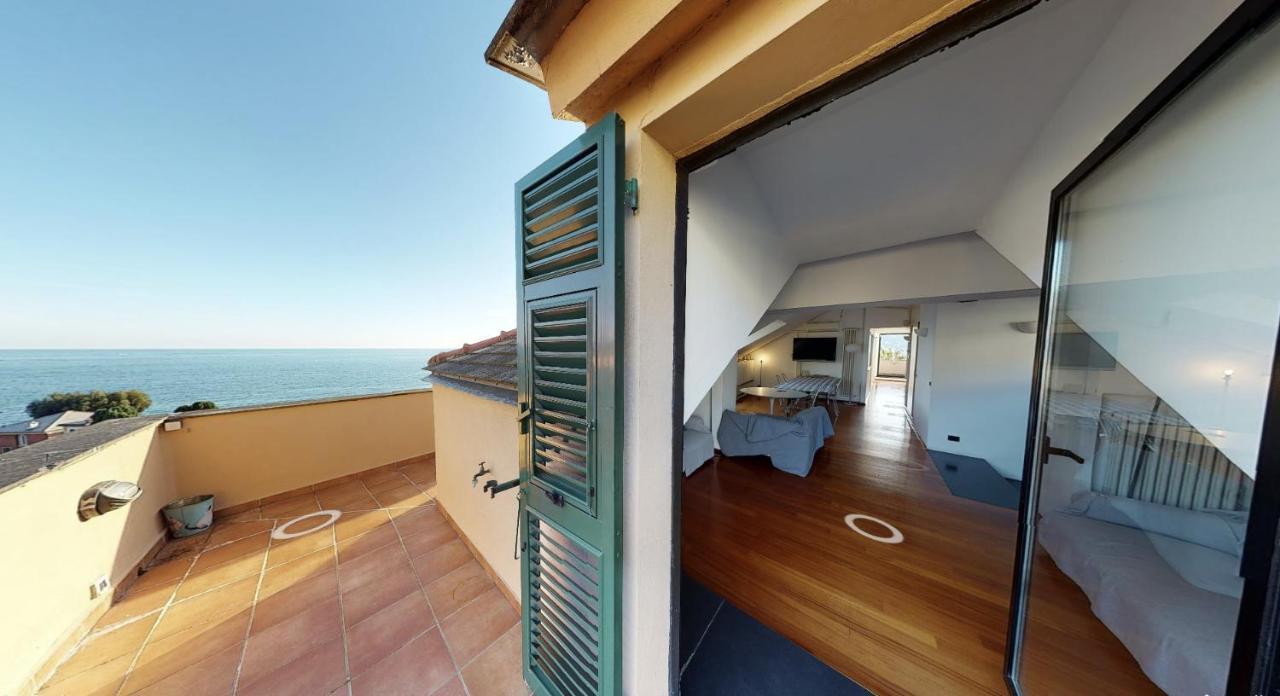 Welcome Riviera - Attico San Faustino 165 Mq Piu 110 Mq Di Terrazza- In Villa 700 ,Vista Mare Strepitosa-100 M Dalla Spiaggia-Parking Esclusivo ราปาลโล ภายนอก รูปภาพ