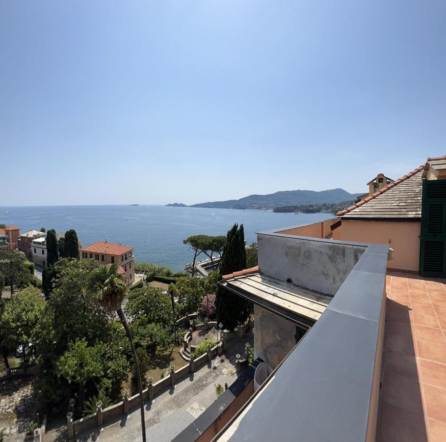 Welcome Riviera - Attico San Faustino 165 Mq Piu 110 Mq Di Terrazza- In Villa 700 ,Vista Mare Strepitosa-100 M Dalla Spiaggia-Parking Esclusivo ราปาลโล ภายนอก รูปภาพ